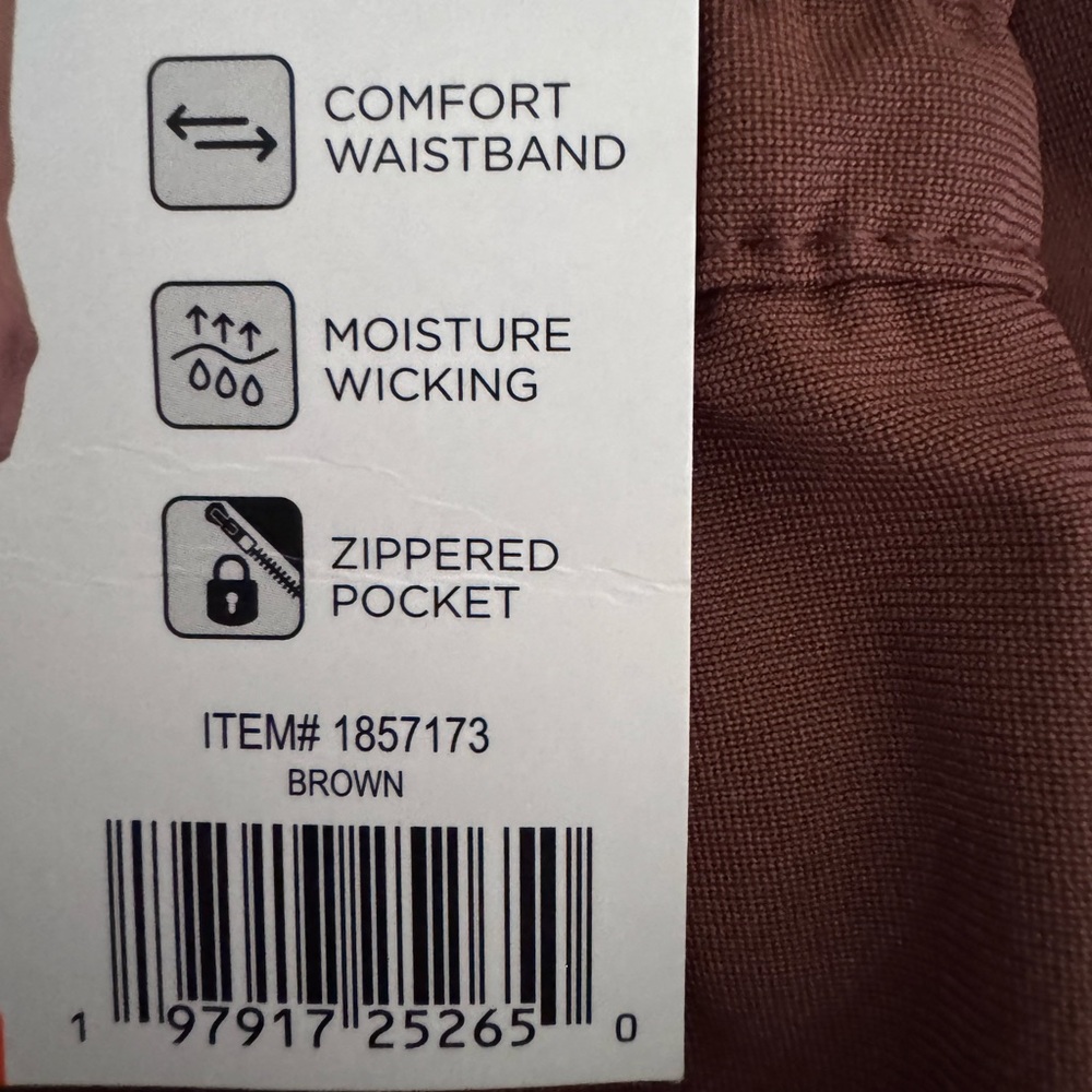 Quiksilver Rust Brown Drawstring Shorts - Picture 7 of 8